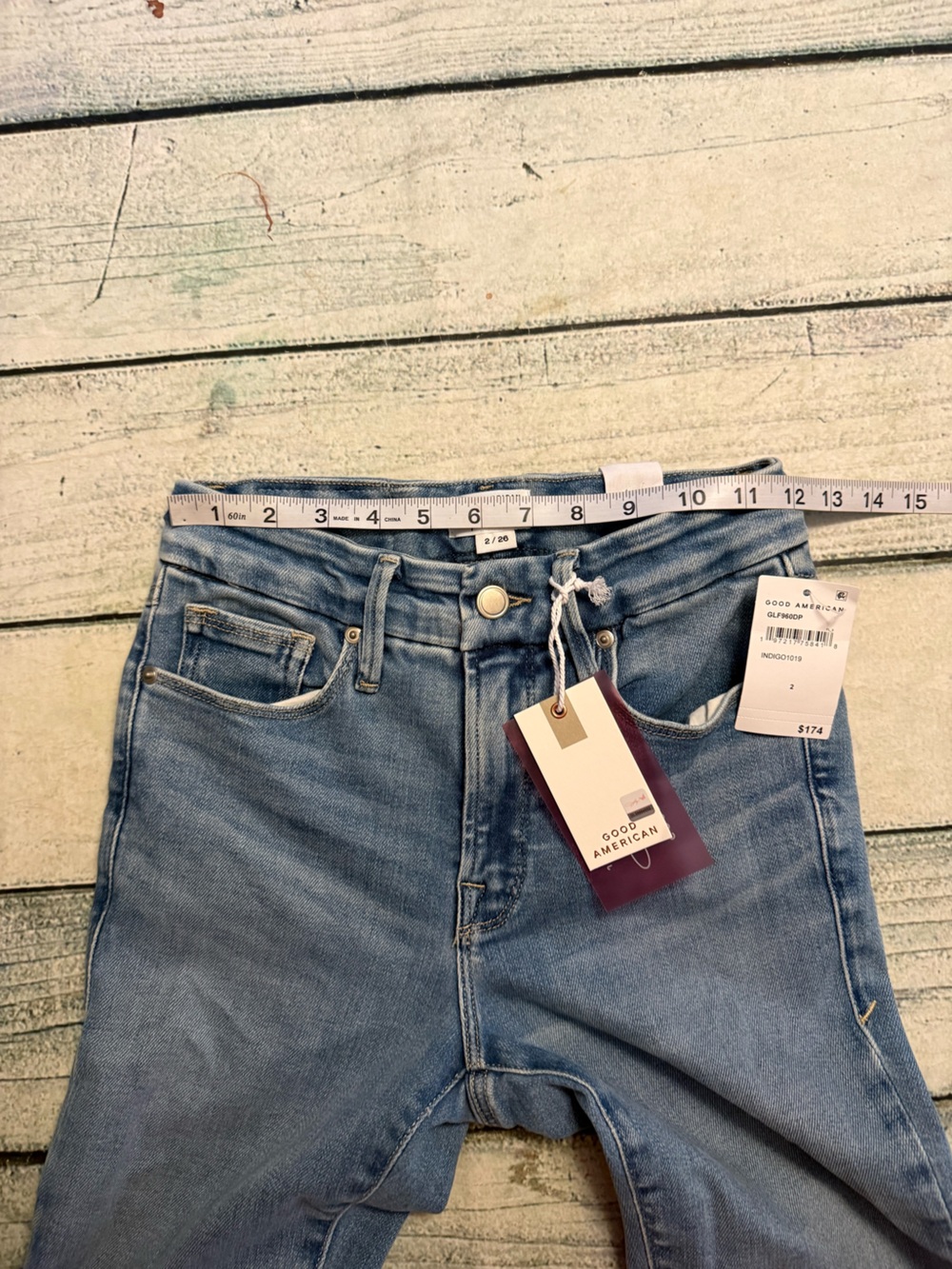NWT Good American + Dolly Joleans Flare denim jeans. 2/26 - Picture 8 of 10